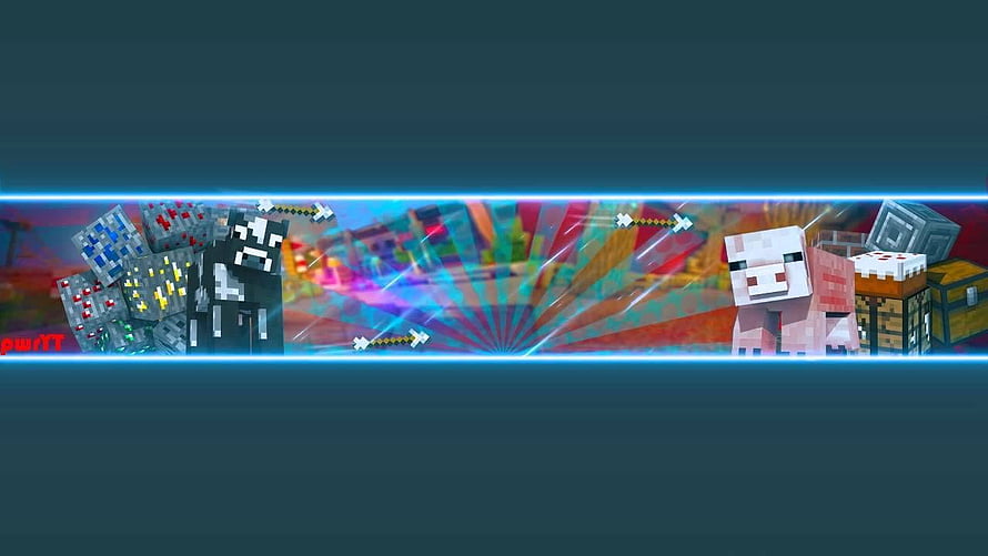 Minecraft Banner Featuring Enderman, Pig, Redstone, and Crafting Table, 23 Of Minecraft Youtube Banner Template 2048X1152 No pertaining to Minecraft Server Ban…, minecraft banner HD wallpaper