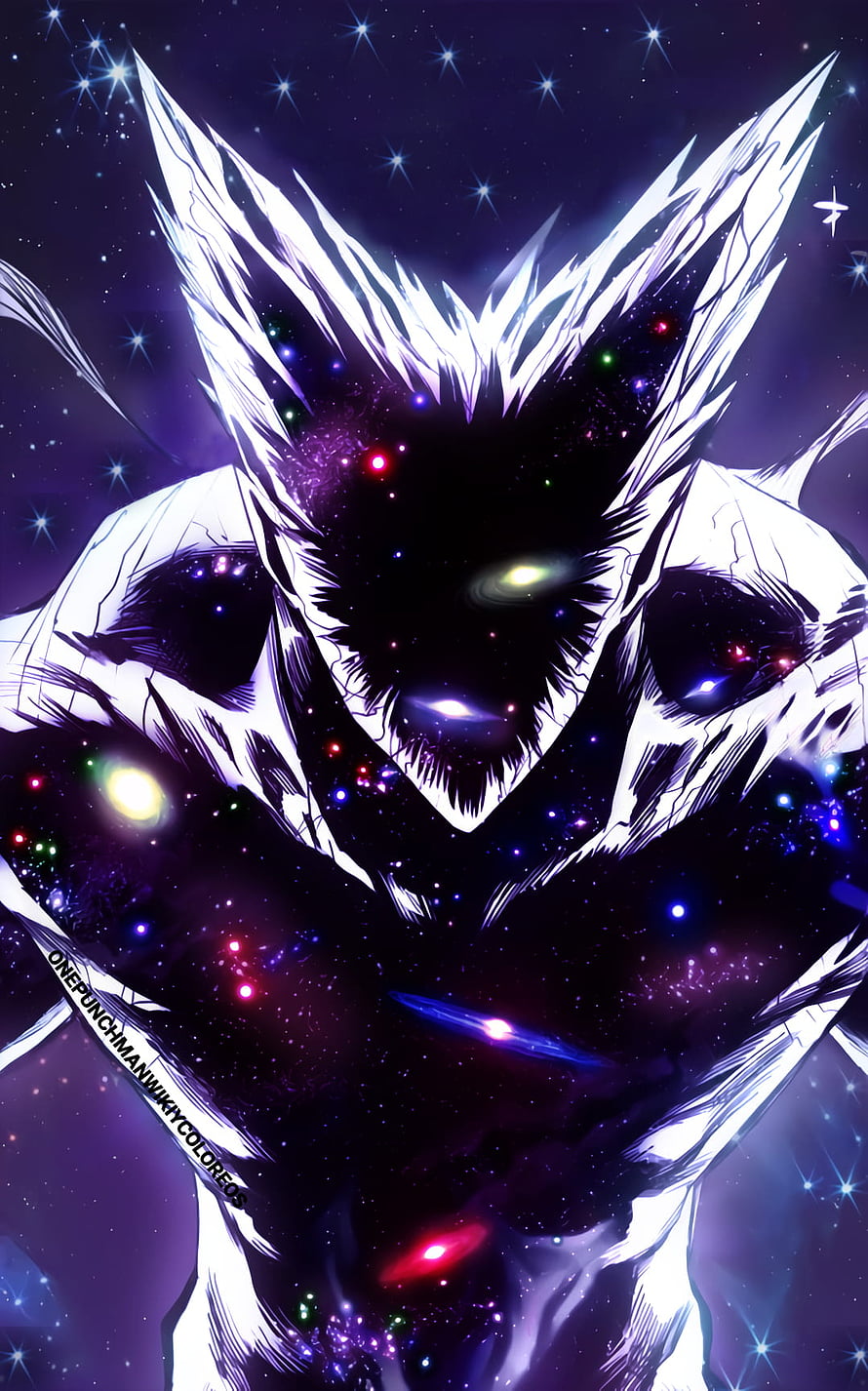Cosmic Boros One Punch Man Galaxy Anime Wallpaper, Which Garou radiates more, cosmic garou HD phone wallpaper