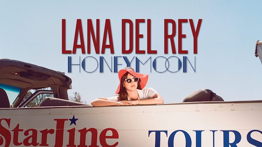 Lana Del Rey Honeymoon Album Artwork Featuring Woman in Red Hat on Tour Bus, Nostalgic News: Lana Del Rey's Honeymoon was released 5 years ago, honeymoon lana del rey HD wallpaper