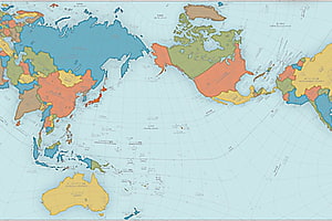 Authagraph World Map Projection Showing Accurate Country Sizes and Shapes HD wallpaper