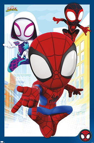 Spider-Man and Friends in Action - Marvel's Spidey and His Amazing Friends Animated Series Wallpaper, Marvel Spidey and His Amazing Friends, #spidey and his amazing friends HD phone wallpaper