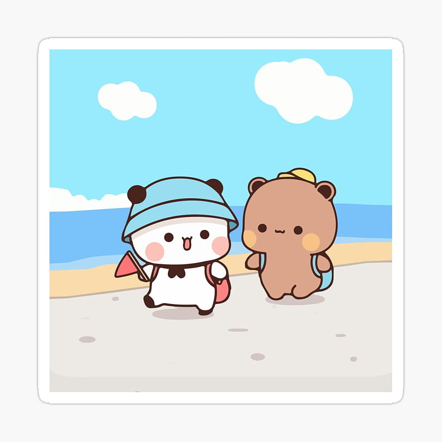 Cute Sumikko Gurashi Characters Enjoying a Sunny Day at the Beach HD phone wallpaper