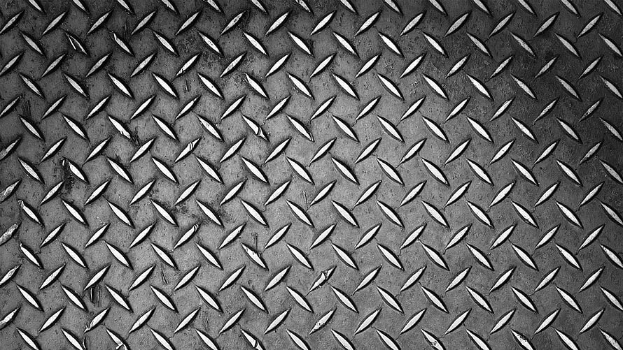 Industrial Diamond Plate Metal Texture With Raised Tread Pattern HD wallpaper