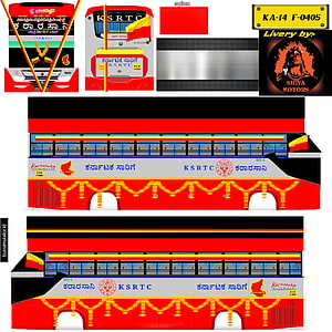 KSRTC Karnataka State Road Transport Corporation Bus Livery Design HD phone wallpaper