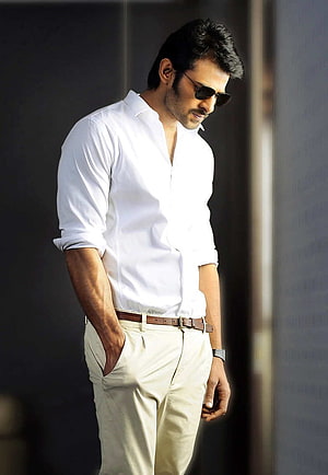 Hrithik Roshan in a white shirt and sunglasses posing with a stylish look HD phone wallpaper