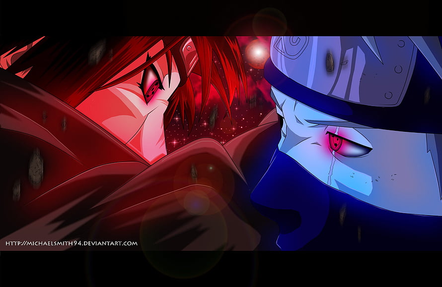 Naruto Shippuden Itachi Uchiha and Sasuke Uchiha Sharingan Anime Wallpaper HD wallpaper
