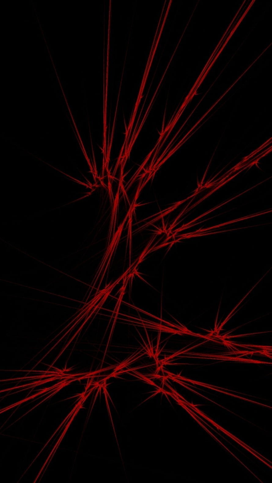 Abstract Red Laser Light Streaks on Black Background HD phone wallpaper