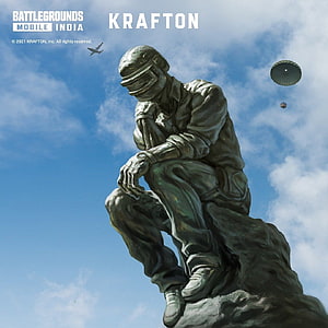 Battlegrounds Mobile India Statue Concept Art by Krafton HD phone wallpaper