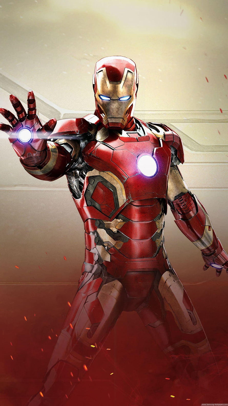 Iron Man Mark 50 Nanotech Armor Repulsor Blast Action Scene, Man For , iron man for mobile HD phone wallpaper