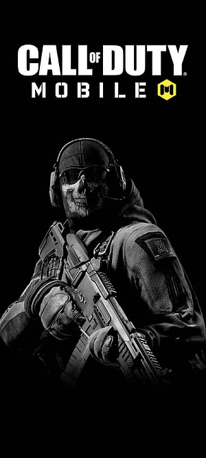 Call of Duty Mobile Ghost Soldier Character Portrait Wallpaper HD phone wallpaper