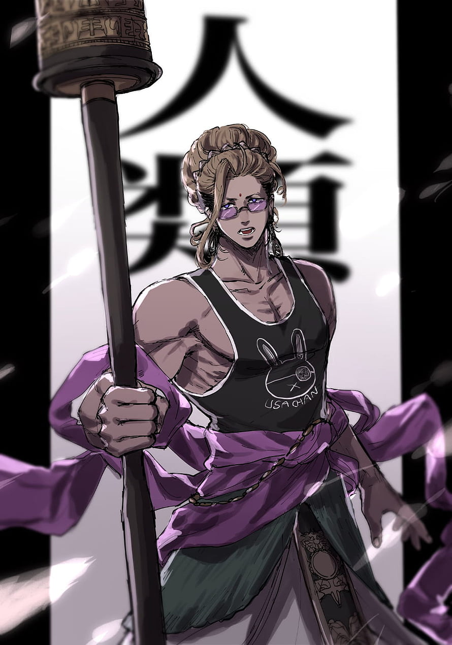 Record of Ragnarok Character Illustration with Staff and Purple Attire HD phone wallpaper