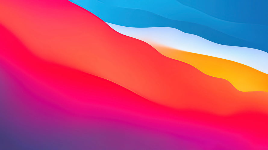Vibrant Abstract Gradient Waves Wallpaper With Smooth Color Transitions HD wallpaper