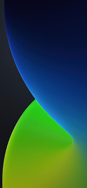 Abstract Blue and Green Gradient Curves Wallpaper HD phone wallpaper