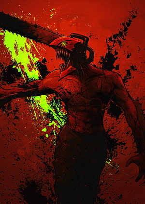 Chainsaw Man Denji Transformation Anime Illustration, Pin on Chainsaw Man, pochita HD phone wallpaper