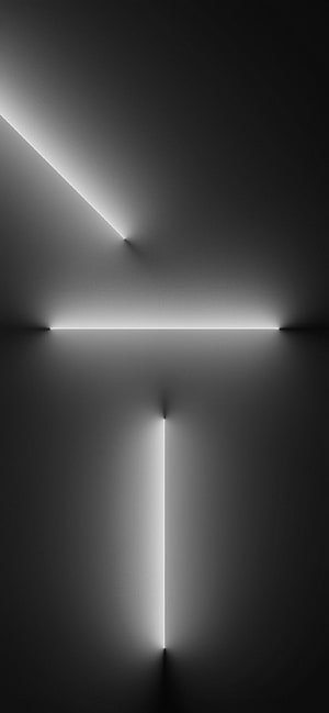 Minimalist Abstract Geometric Light Lines on Dark Background HD phone wallpaper
