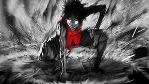 Monkey D. Luffy Gear 5 Sun God Nika White Eyes Anime Wallpaper HD wallpaper