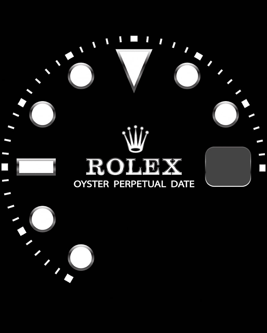 Rolex Oyster Perpetual Date Watch Dial Black Background HD phone wallpaper