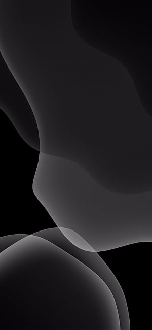 Abstract Dark Grey Curved Shapes on Black Background Minimalist Wallpaper HD phone wallpaper
