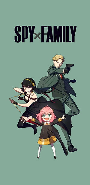 Spy x Family Anime Wallpaper Featuring Loid, Yor, and Anya Forger HD phone wallpaper