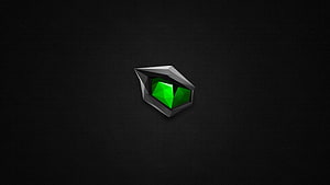 Monster Energy Green Can Logo on Dark Textured Background HD wallpaper