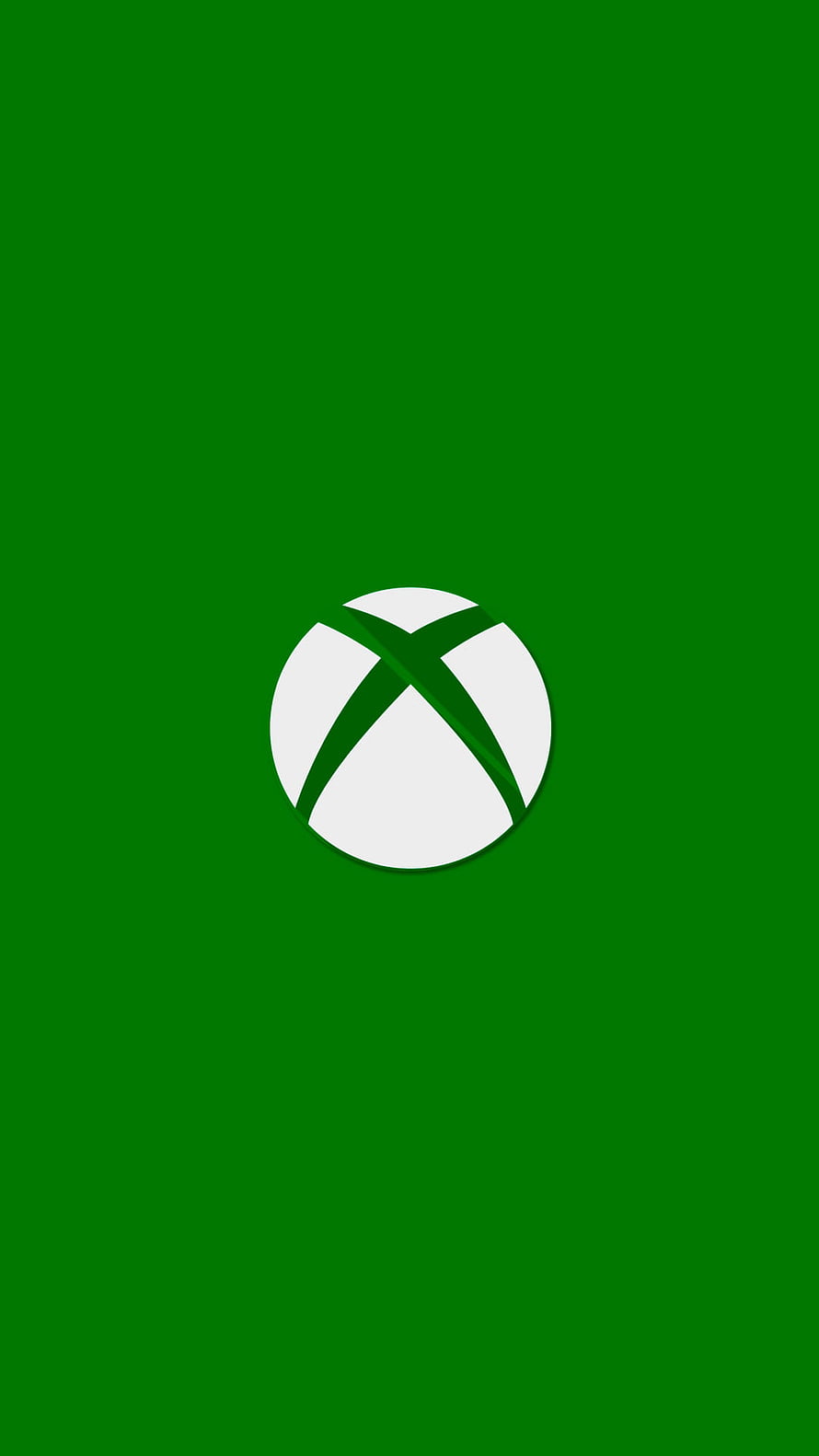 Minimalist Xbox Sphere Logo on Solid Green Background HD phone wallpaper