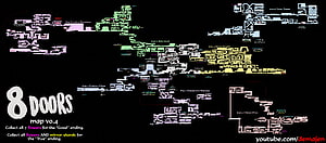8Doors Complete Game Map with All Areas and Collectibles HD wallpaper