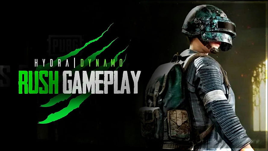 PUBG Rush Gameplay Thumbnail Featuring Armored Soldier and Green Claw Mark HD wallpaper