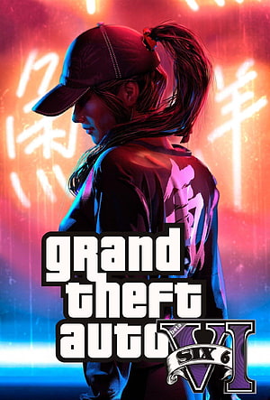 Grand Theft Auto VI Lucia Character Artwork Neon City Background HD phone wallpaper
