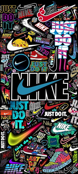 Nike Just Do It Collage Wallpaper HD phone wallpaper