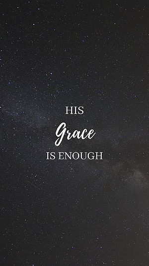 Inspirational Christian Quote on Starry Night Sky Background HD phone wallpaper