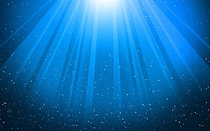 Blue Light Rays And Sparkling Particles Abstract Background HD wallpaper