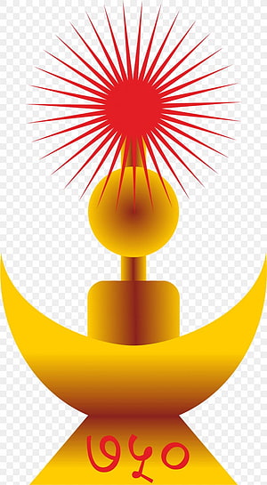 Gondwana Tribal Art Symbol with Radiant Sun and Golden Vessel HD phone wallpaper