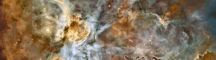 Vibrant Cosmic Nebula with Swirling Gas Clouds and Star Fields HD wallpaper