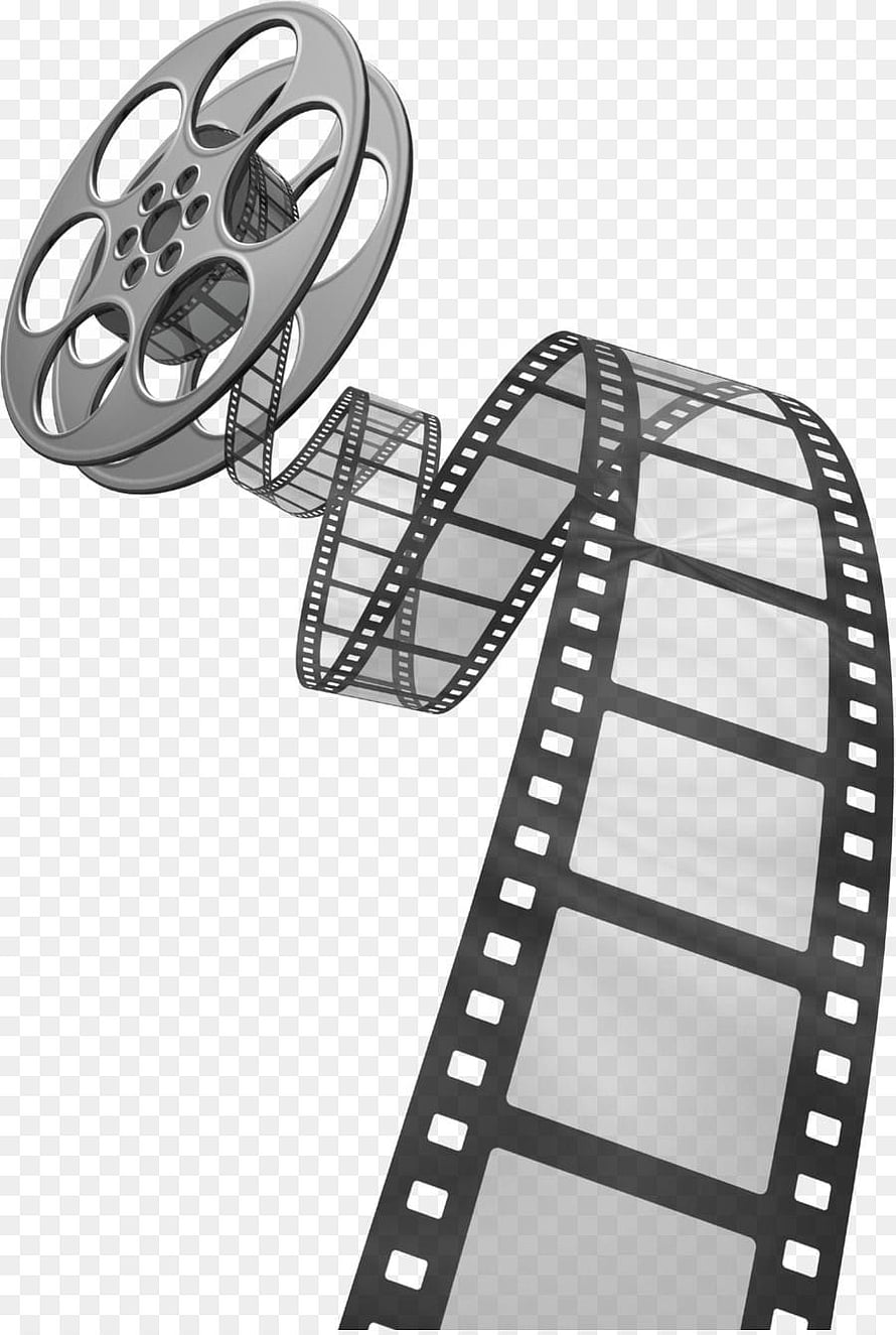 Cinematic Film Reel and Strip on Transparent Background HD phone wallpaper