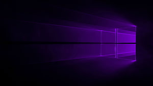 Purple Windows 10 Neon Light Wallpaper HD wallpaper