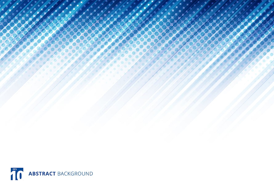 Blue Diagonal Halftone Pattern Abstract Technology Background Design HD wallpaper