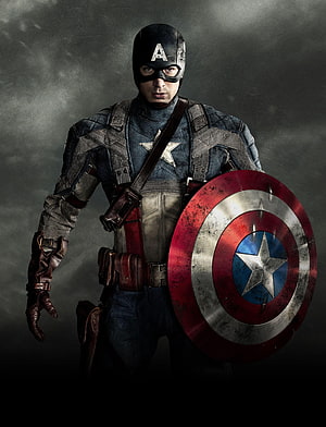 Captain America Steve Rogers in Tactical Suit Holding Shield HD phone wallpaper