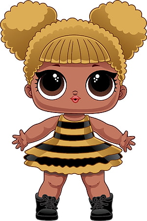 L.O.L. Surprise! O.M.G. Bee Queen Doll Character Illustration HD phone wallpaper
