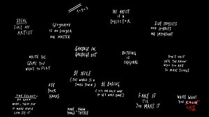Handwritten Creative Advice and Developer Quotes on Black Background HD wallpaper