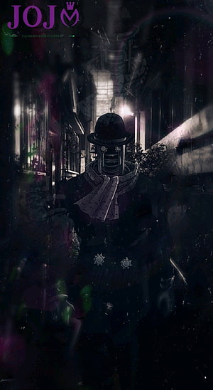 JoJo's Bizarre Adventure Part 3: Stardust Crusaders Dark Alley Illustration HD phone wallpaper