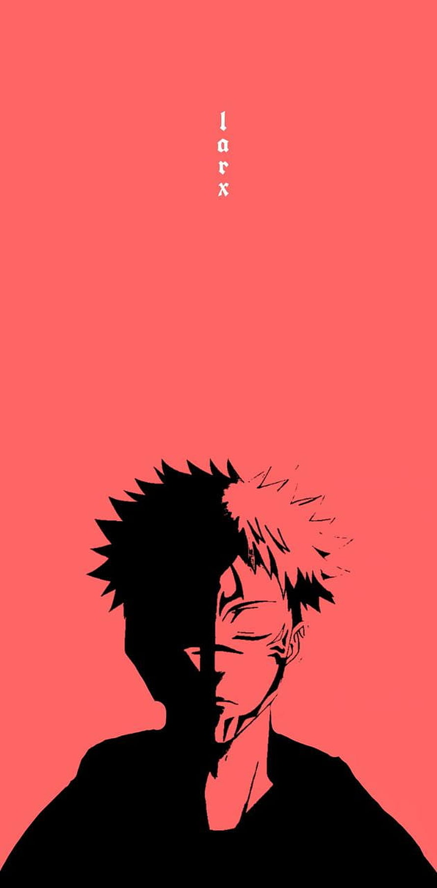 Gojo Satoru Half Shadow Minimalist Anime Wallpaper HD phone wallpaper