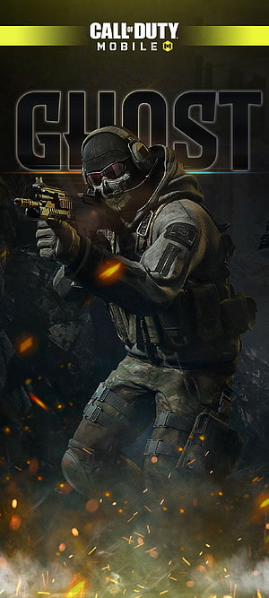 Call of Duty Mobile Ghost Character Tactical Combat Artwork HD phone wallpaper
