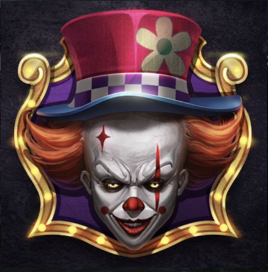 Evil Clown Portrait With Red Hat And Golden Frame HD phone wallpaper
