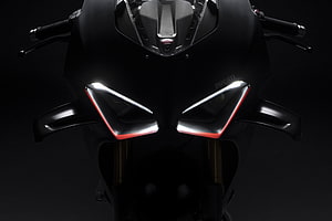 Ducati Panigale V4 Front View With Aggressive LED Headlights HD wallpaper