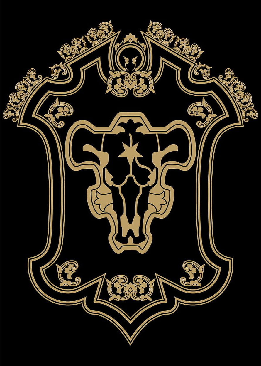 Elegant Gold Ornamental Shield Design With Intricate Floral Patterns On Black Background HD phone wallpaper