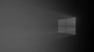 Windows 10 Default Wallpaper Dark Mode Minimalist Window Light Beam HD wallpaper