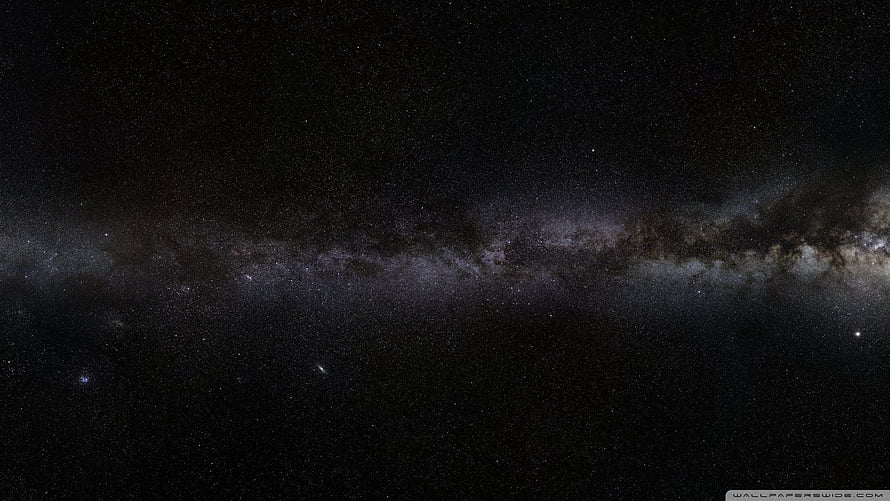 Stunning Milky Way Galaxy Panorama with Dense Star Fields and Cosmic Dust Lanes HD wallpaper