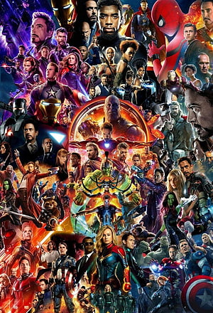 Marvel Avengers Endgame Official Movie Poster Featuring All Superheroes HD phone wallpaper