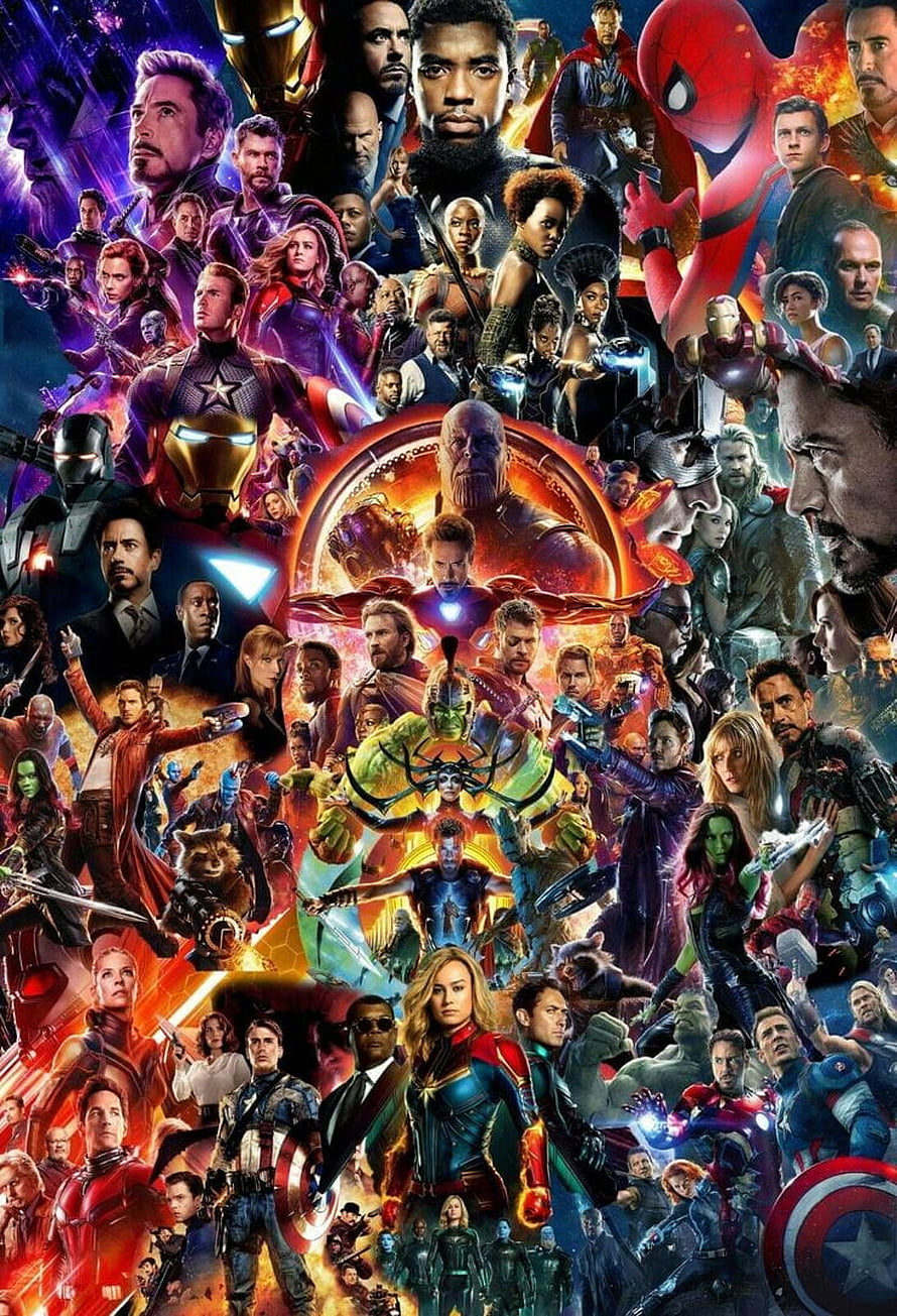 Marvel Avengers Endgame Official Movie Poster Featuring All Superheroes HD phone wallpaper