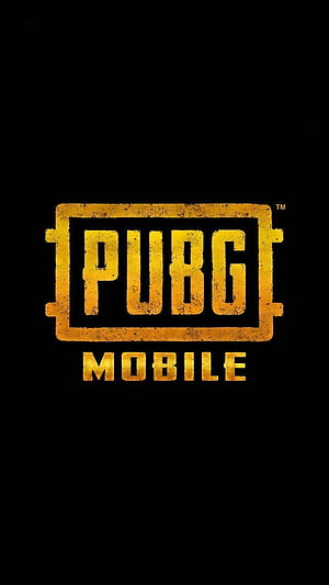 PUBG Mobile Official Logo Wallpaper - Yellow and Black Battle Royale Game Icon HD phone wallpaper